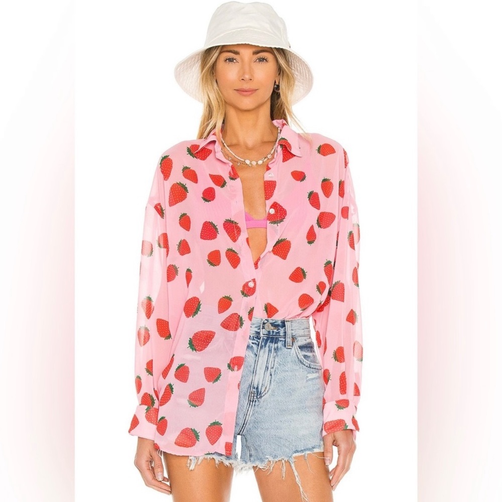 Resa MONICA BLOUSE IN MONTECITO (strawberry print) size M/L-sold out